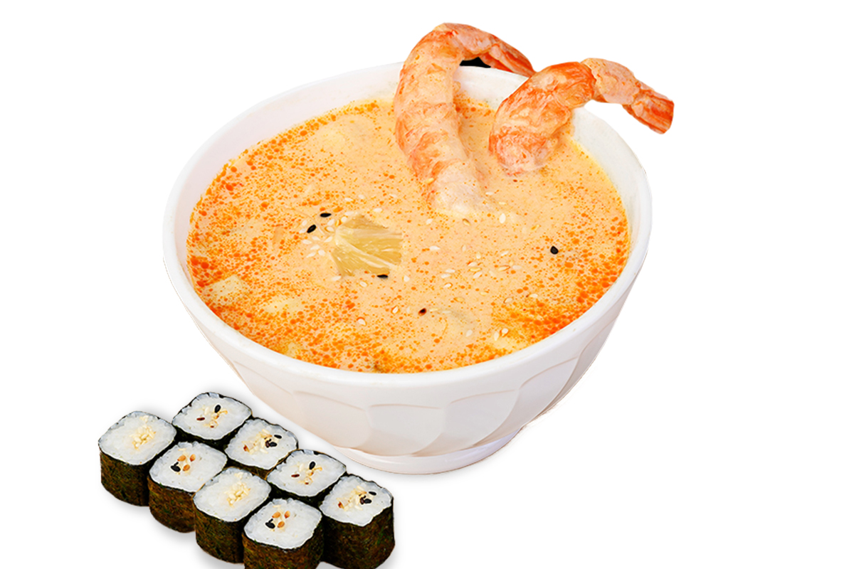 картинка Суп Том Ям с креветкой от магазина Sushi-Love